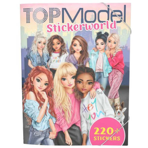 Picture of TOP MODEL STICKERWORLD STICKER BOOK